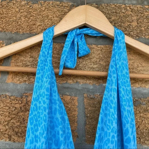 Pitusa Mini Halter Dress in Blue small/medium - Picture 3 of 10